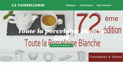 Desktop Screenshot of lavaissellerie.fr